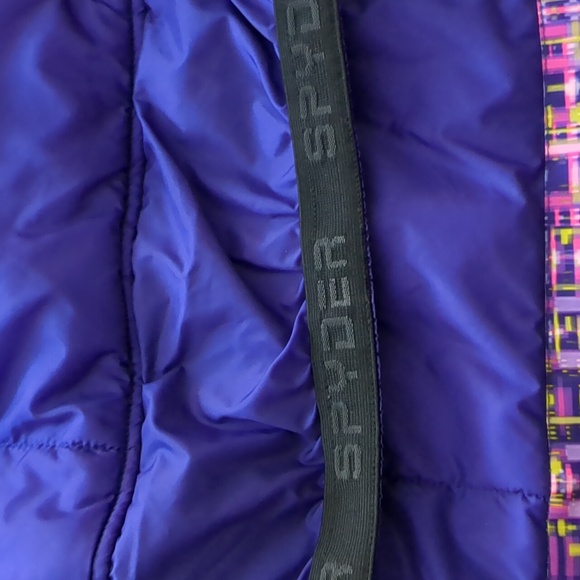 Girls Spyder ski jacket size 14 - Picture 10 of 11